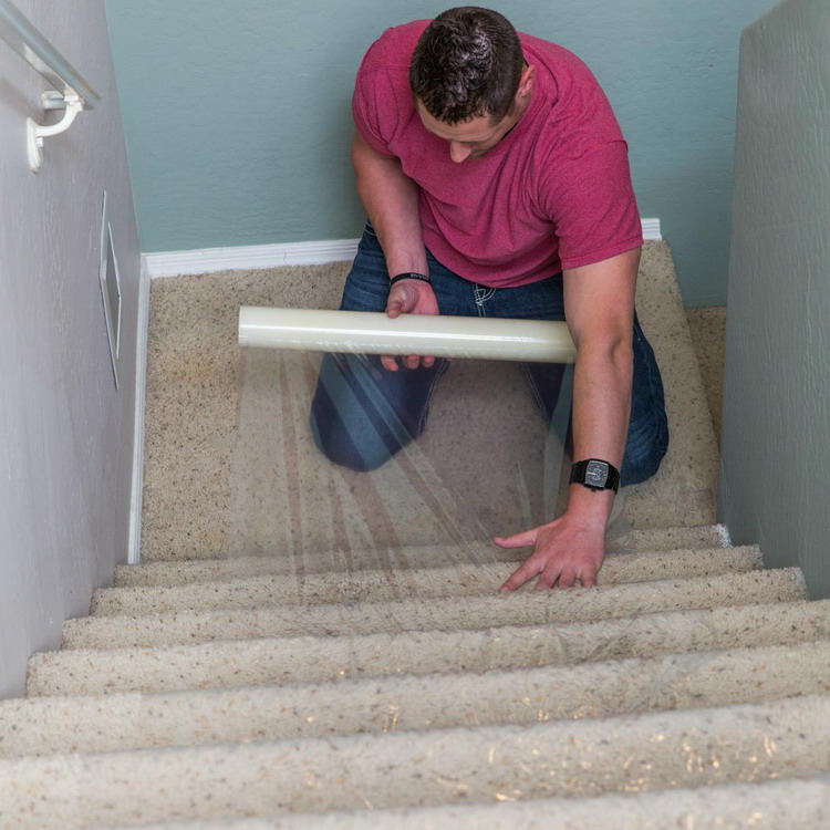 Carpet Protective Film Appication I